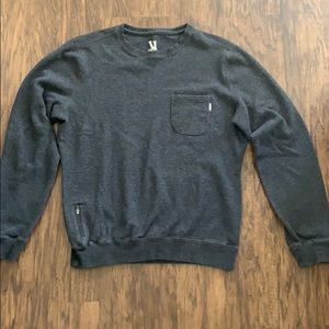 Vuori Dark Gray Jeffrey sweater